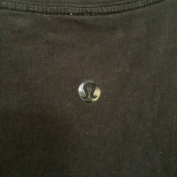 lululemon Love V-neck Tee black Pima  cotton - Picture 2 of 4